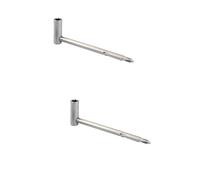 ibasenice 2piezas Herramientas De Guitarra Llave De Truss Rod De Acero Para Prs Ibanez y Accesorios De Instrumentos Musicales