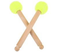 ibasenice 2piezas Mallet De Batería Mango Para Instrumentos De Percusión Perfectos Para Bandas y Estudiantes Fluo