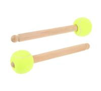 ibasenice 2piezas Mallet De Mango Para Percusión Baquetas De Estudio Para Gran Accesorio De Instrumento Musical Para Bandas y Principiantes
