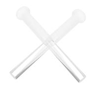 ibasenice 2piezas Mallet Para Tazón De Canto Con Cabeza De Acrílico Bastones Para Sonido De Tazón Accesorios Para y Yoga Bastón De Golpe Para De Sonido