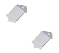 ibasenice 2piezas Mandolin Tailpiece De Cuerdas Con Diseño Floral Cubierta y Tornillos Incluidos Accesorio De Repuesto Para Fabricantes De Guitarras Acabado Cromo b