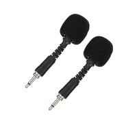 ibasenice 2piezas Micrófono Direccional De Grabación para Streaming y Canto Mini Micrófono Cancelación De Ruido para Teléfonos y Computadoras para Conferencias y