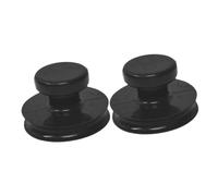 ibasenice 2piezas Parte Buda Accesorio Canto Fluorelastómero Ventosa Cuenco Herramienta Canto Succión Mango Suministro Portátil Elevador Conveniente