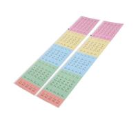 ibasenice 2piezas Pegatina De Escala Guzheng Herramienta De Práctica Para Estudiantes De Guzheng