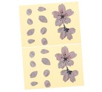 ibasenice 2piezas Pegatinas Flores Guitarra Diapasón Calcomanías Autoadhesivas Instrumentos