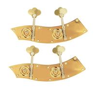 ibasenice 2piezas Perilla De Graves Grandes Dorada Para Contrabajo Clavija De Afinación Premium y Duradera Para Practicar y Viajar