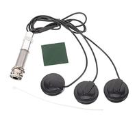 ibasenice 2piezas Pickup Piezoeléctrico Multifuncional Para Guitarra Folk Ukulele y Violín Instalación Sin Perforación Sonido Mejorado Kit Completo Adhesivo y Soporte Diseño Ligero