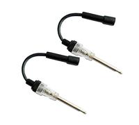 ibasenice 2piezas Probador De Encendido De Motor Bujía Línea Dos Orificios Comprobador De Chispa Cable De Conexión Sistema De Encendido Unidades