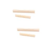 ibasenice 2piezas Reemplazo De Cejuela y Sillín De Hueso Para Ukulele y Guitarra Kit De Accesorios Para Guitarra Fácil De Cortar y Duradero
