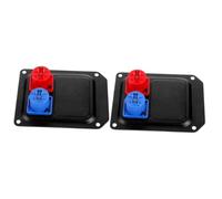 ibasenice 2piezas Soporte De Panel De Altavoz De Audio De Doble Orificio Conector De Chasis Para Montaje Escenario Para Equipos De Sonido Profesional