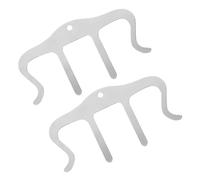 ibasenice 2piezas Soporte Metálico Para Partituras De Música Clip Para Página De Música De Trompeta Sostenedor De Páginas Para Piano y Guitarra Accesorio Práctico y Compacto