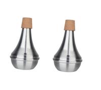 ibasenice 2piezas Sordina De Práctica Para Trompeta Corcho Mute De Silencio Para Instrumentos De Viento Para Ensayos Casa Sin Ruido