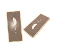 ibasenice 2piezas Tabla Rascadora para Gatos y Cama para Gatos Almohadillas Rascadoras para De Interior Rascador De Cartón para para Casa
