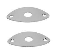 ibasenice 2piezas Tapa Del Enchufe Para Guitarra Eléctrica Plata De Interfaz De Salida Deflector De Jack De Guitarra Para Accesorios De Repuesto Protección De Conector De Jack De Salida