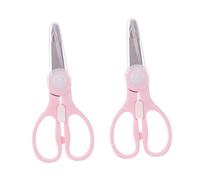 ibasenice 2piezas Tijeras Portátiles Para Comida Funda Herramienta De Corte Para Alimentos Suplementarios Para Cortar Pollo Pasta y Verduras