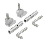 ibasenice 2piezas Tornillo De Mentonera Para Violín Color Plata y Herramienta De Ayuda Para Ajustar La Barbilla Del Instrumento Musical Practica