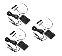 ibasenice 3 Juegos Eléctrico Pastillas De Bajo p Preamplificador Amplificador De Bajo Micrófonos Violín Componente B60