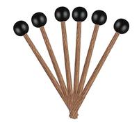 ibasenice 3 Pares Baqueta Etérea Baquetas De Espuma Baquetas Para Niños Palo De Percusión Varilla De Tambor Palos De Percusión De La Música Wengué Palo De Trampa Ligero Uso Estudiantil