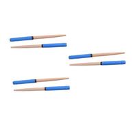 ibasenice 3 pares de baquetas de cono baquetas baqueta tambores ritmo palillos piezas de tambor Escrima-sticks accesorios para tambores Drumpad y palos de bambú martillo de madera niño