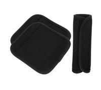 ibasenice 3 piezas Almohadillas Protectoras Antideslizantes Desmontables para Barras de Dominadas y Mancuernas Accesorio de Gimnasio para Levantamiento de Pesas de Negro