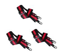 ibasenice 3 Piezas correa djembé correa a algodón bandolera reemplazo la a del cinturón ajustable gancho metalico instrumento niño tirantes