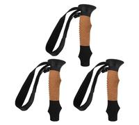 ibasenice 3 Piezas Empuñadura de Repuesto para Bastón de Senderismo de Corcho con Correa de Muñeca Soporte y Diámetro Interno de 18mm Adecuado para Trekking y Escalada