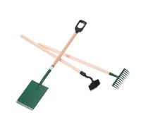 ibasenice 3 Piezas Jardinería para Mini con Pequeña y Rastrillo Herramientas de Jardín para Huerto Infantil Juego para Estimular Creatividad y Juego al Aire
