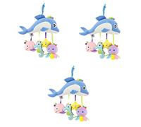 ibasenice 3 Piezas Muñecos Juguetes Recién Nacidos Juguetes Recien Nacido Juguetes Pacificados Juguetes Para Niños Pequeños Juguetes De Peluche Apaciguar Bebé Carillón De Viento