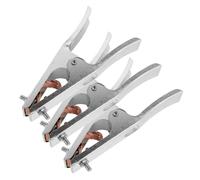 ibasenice 3 Piezas Pinza de Tierra para Soldadura de Cobre Abrazadera Resistente para Conexión Tierra Soldadores Eléctricos Accesorio Profesional Ergonómico para Seguridad y Rendimiento