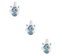 ibasenice 3 Piezas Regalos De Flauta Juguetes De Escritorio Instrumentos Musicales Infantiles Decoración De Escritorio Regalo Ocarina Niño Tonos Terrestres Maquillaje