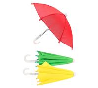 ibasenice 3 Piezas Sombrilla Miniatura para Casa de Muñecas de Decoración para Muñecas y Accesorios de Chic para Miniatura