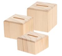 ibasenice 3 piezas Soporte de Exhibición de Anillos de Madera Premium Conjunto de Organizador de Joyas de Escritorio Duradero Soporte Práctico para Mostrar y Ordenar Anillos Tocadores y