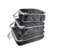 ibasenice 3 Piezas Viaje Impermeables para Ropa Organizador de Equipaje y Maleta Bolsas de Almacenamiento Comprimible y Ordenadas para Viajes y Hogar Nylon Resistente y Reutilizable
