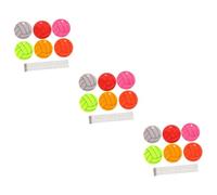 ibasenice 3 Series Colgantes Reflectantes para Mochilas Y Bicicletas Seguridad Nocturna con Alta Reflectividad Diseño Compacto Y Fluorescente 6 Piezas X 3