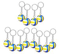 ibasenice 3 Series De Voleibol De Artificial De Adorno Deportivo para Bolsos Y Claves Decoración De para Aficionados Al Voleibol 4 Piezas X 3