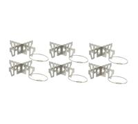 ibasenice 3 Series Soporte De Estufa De Camping Soporte De Cocina Portátil Inoxidable para Actividades Resistente La Corrosión Y Instalación 2 Piezas X 3
