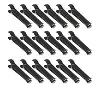 ibasenice 30 Clips para Ventilación de Coche en Forma de U, Fijación Segura para Ambientadores, Color Negro, Diseño Alargado Compatible Salidas de Aire Acondicionado, Accesorios Interiores