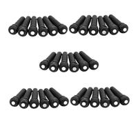 ibasenice 30 Piezas De Pines De Concha De Ébano Clavija Para Guitarra Pin De Afinación Puente De Guitarra Piezas De Conos Fijos De Accesorios De