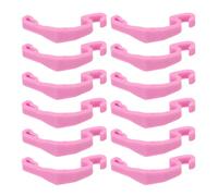 ibasenice 30 Piezas Hebilla Lateral Fija para Jaula de hámster Accesorios para jaulas de pájaros Pink