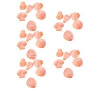 ibasenice 30 Piezas Mesa De Dispersión De Conchas Marinas Concha De Caracol Artificial Pequeñas Caracolas Decoración De Fiesta Bajo El Mar Orange