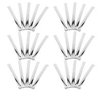 ibasenice 30 Piezas Pinzas Pelo Estilo Francés de Metal de 7cm para Bricolaje, Fácil de Pintar y Pegar, Accesorios para Fiesta y Navidad