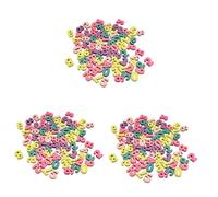 ibasenice 300 Piezas decoración de letras rebanadas de números de madera rebanadas de discos de madera juguetes de ornamento adorno de número carta decoraciones Accesorios Bambú