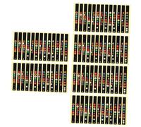 ibasenice 30piezas Calcomanías Para Diapasón De Guitarra Autoadhesivas Negro Para Aprender Notas y Escalas Guitarras Acústicas y Eléctricas