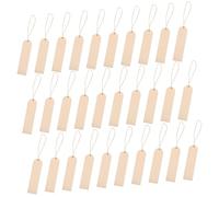 ibasenice 30piezas Etiquetas De Marcapáginas De Madera Separadores De Disco Listos Para y Para Navidad y Regalos Personalizados