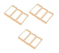 ibasenice 30piezas Marco De Pickup De Plástico Para Guitarra De Amarillo Accesorio Esencial Para Músicos Instalación Fácil y Compatible Maderas De Arce y Ébano