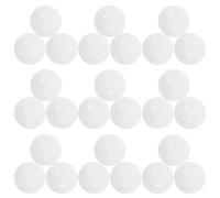 ibasenice 30piezas Sonajeros para Bebés Blancos de Plástico por Paquete Juguetes Sonido para Pequeños y Actividades de Manualidades para Mascotas