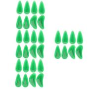 ibasenice 32 Piezas Uñas Guzheng Púas De Pulgar Púas De Dedo Púas De Instrumentos Musicales Púas De Banjo Guzheng Niño Protector De Dedos El Plastico Arco De Doble Cara