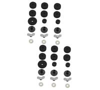 ibasenice 36piezas Accesorios De Batería De Percusión Fieltros y Arandelas Para Fieltros Arandelas Tubos De Usar y Transportar