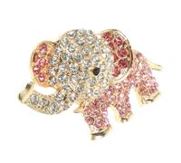 ibasenice 3piezas Ambientador De Coche Diseño De Elefante y Cristales Clip Difusor De Fragancia Para Aire Acondicionado Decoración Automotriz Elegante Plateado