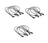 ibasenice 3piezas Cable De Alimentación Cadena Para Pedales De Guitarra Conecta Hasta Efectos Diseño De Ángulo Recto Duradero y Fácil De Usar
